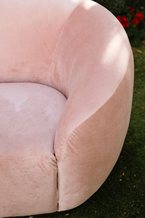 Cascade Loveseat - Blush view 4