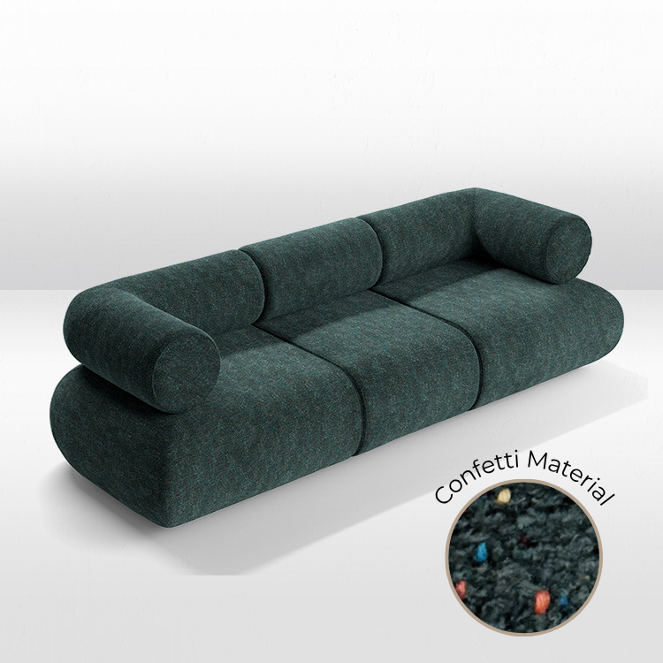Juno Sofa - Confetti Emerald view 10