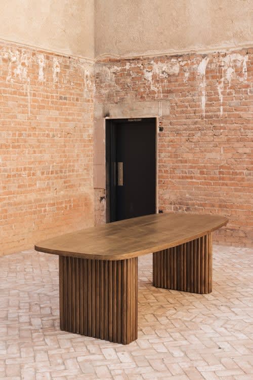 Sawyer Dining Table - Brown view 5
