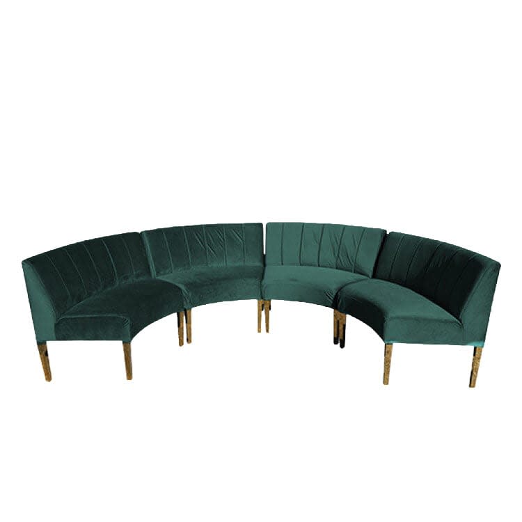 Kincaid Crescent Sofa - Emerald