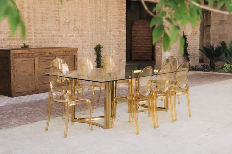 Ghost Dining Chair - Amber view 5