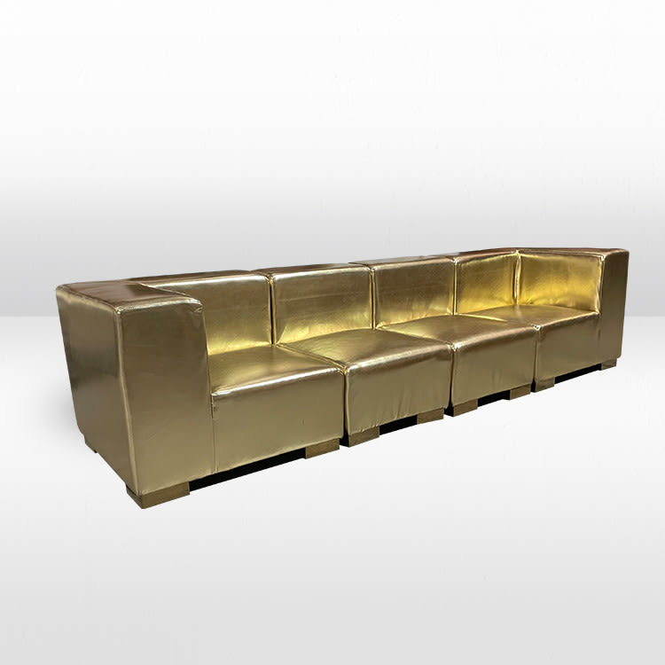 Mondrian Sofa XL - Gold Metallic