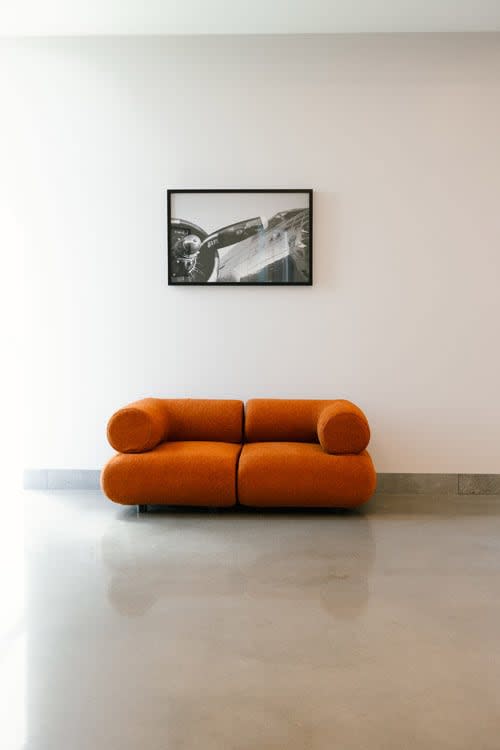 Juno Loveseat - Confetti Rust view 3