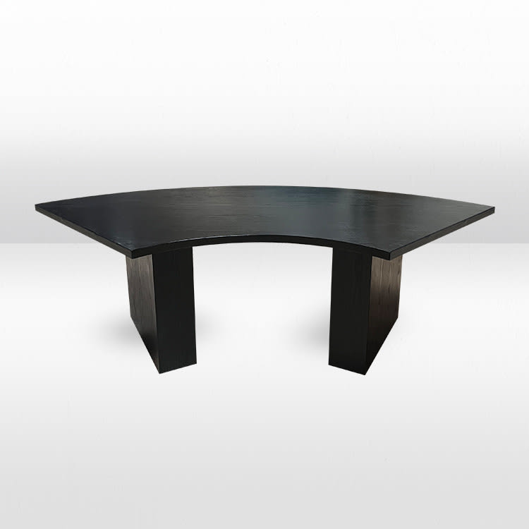 Serpentine Dining Table - Black view 2