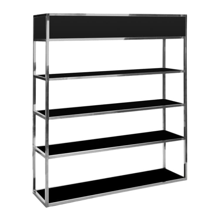 Essex Barback  - Silver Frame / Black Matte Inserts