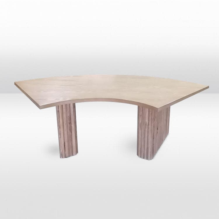 Serpentine Dining Table - Ash view 2