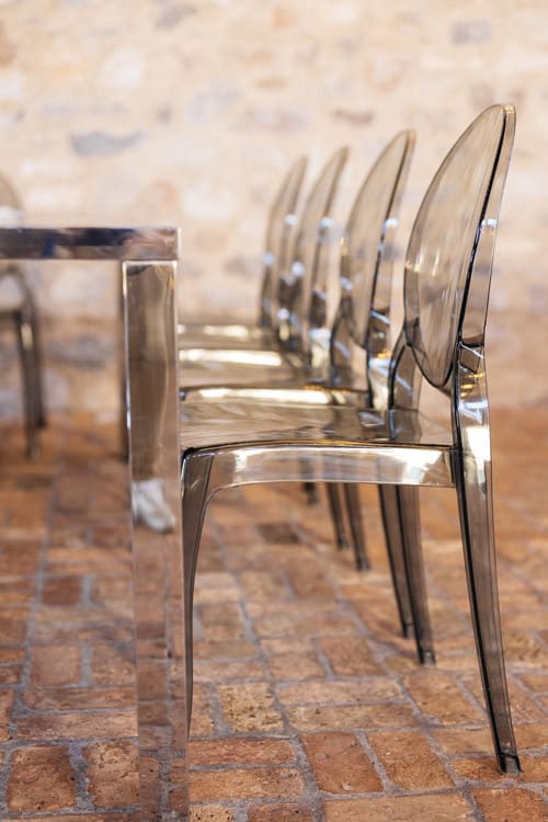 Ghost Dining Chair - Smoke view 4