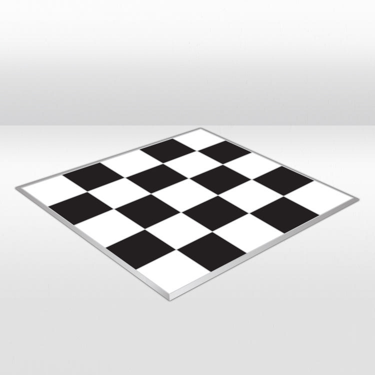 Black & White Checker Dance Floor