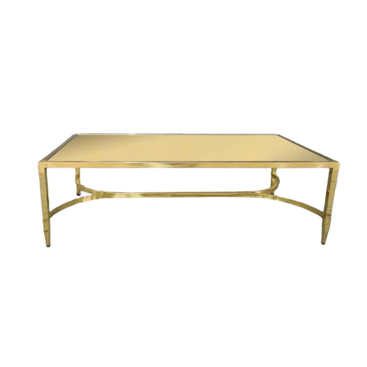 Diana Gold Coffee Table / Gold Mirror Top