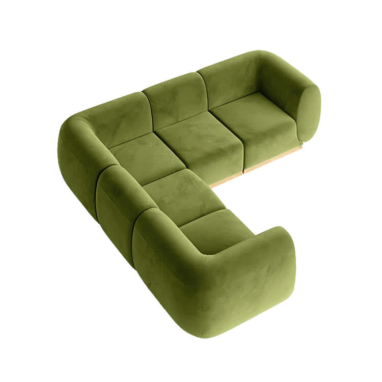 Colette L Sofa - Moss