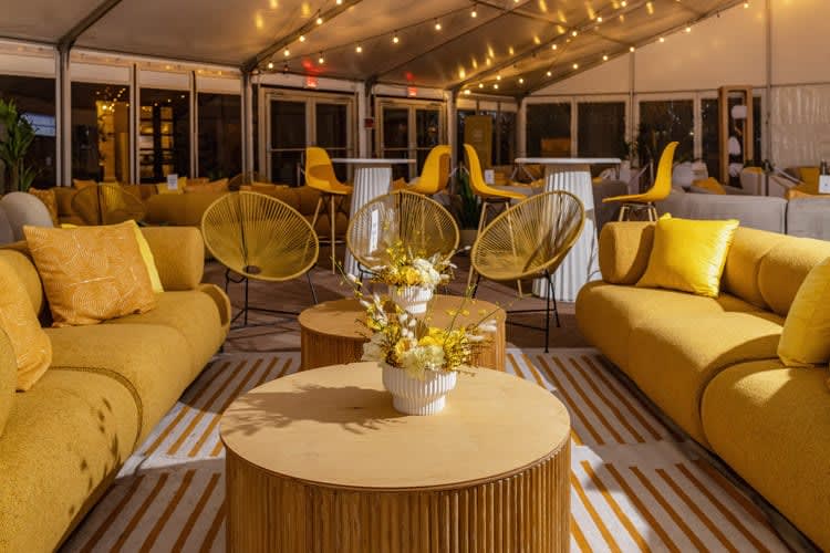 Arlo Yellow - Side Chair view 2