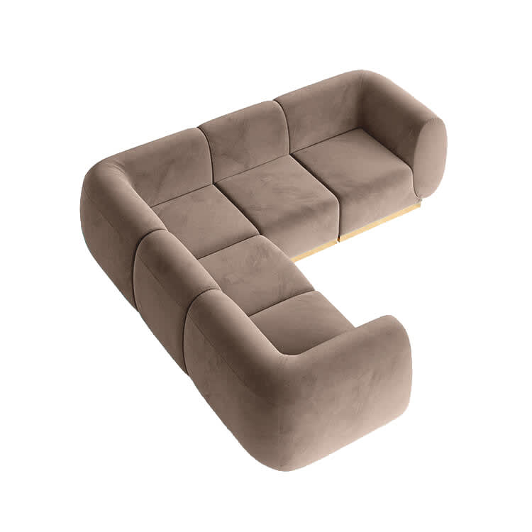 Colette L Sofa - Pewter