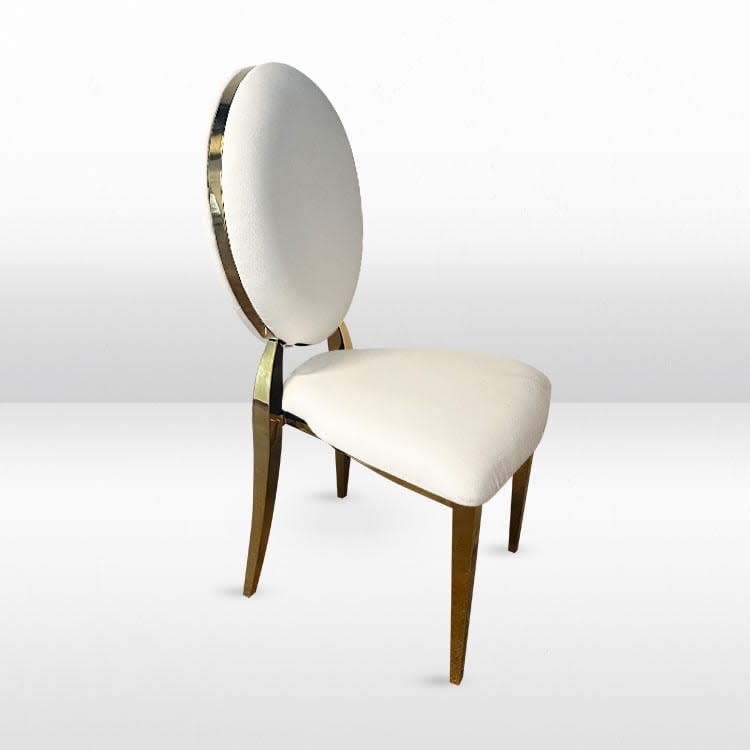 Garbo Dining Chairs with Ivory Pads view 2