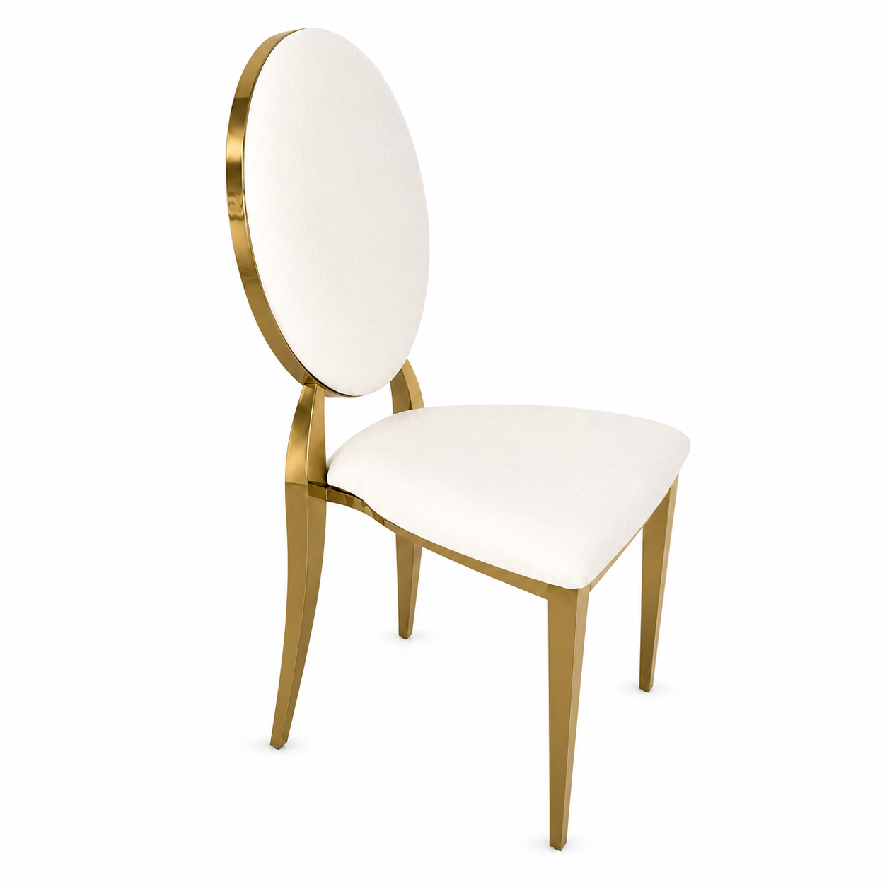 Garbo Dining Chairs with Ivory Pads