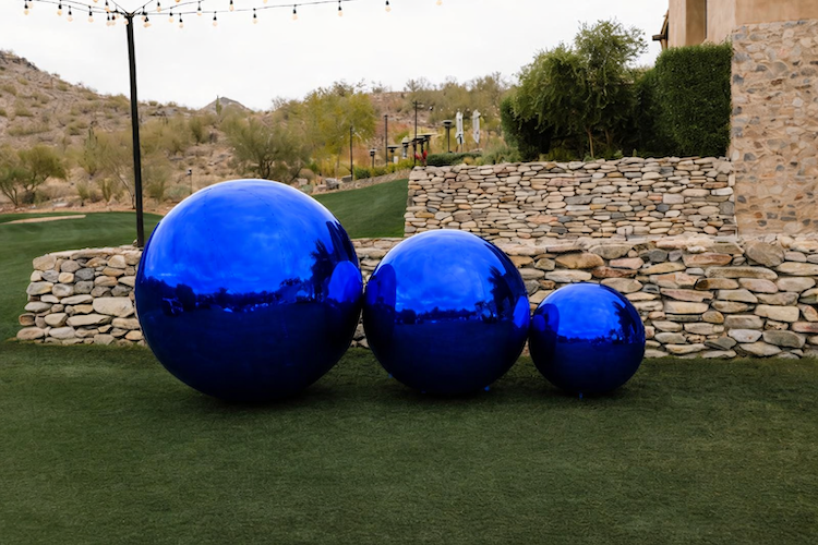 Blue Orb Ball - Small Size view 5