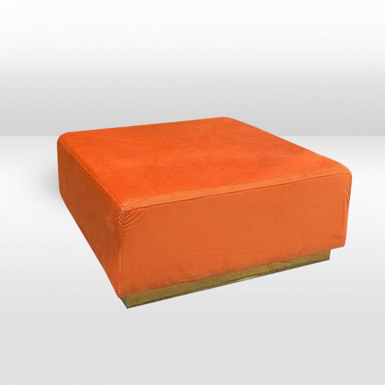 Colette Opus Ottoman - Rust view 3