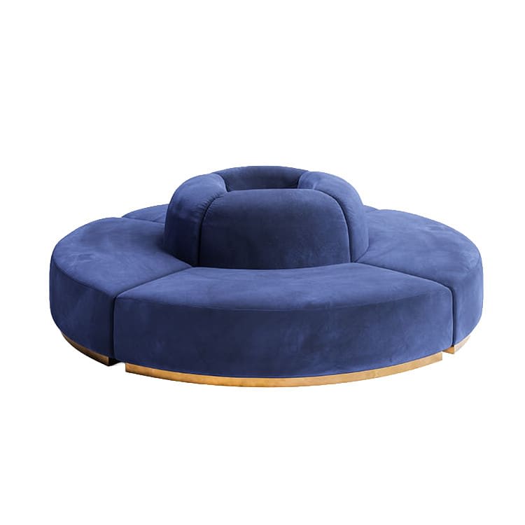 Colette Circle Sofa - Sapphire