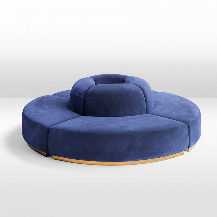 Colette Circle Sofa - Sapphire view 5
