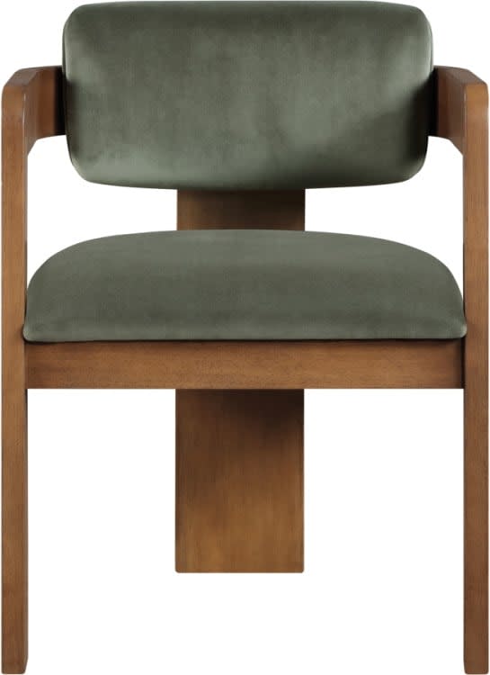 Sacha Green Accent Chair view 2
