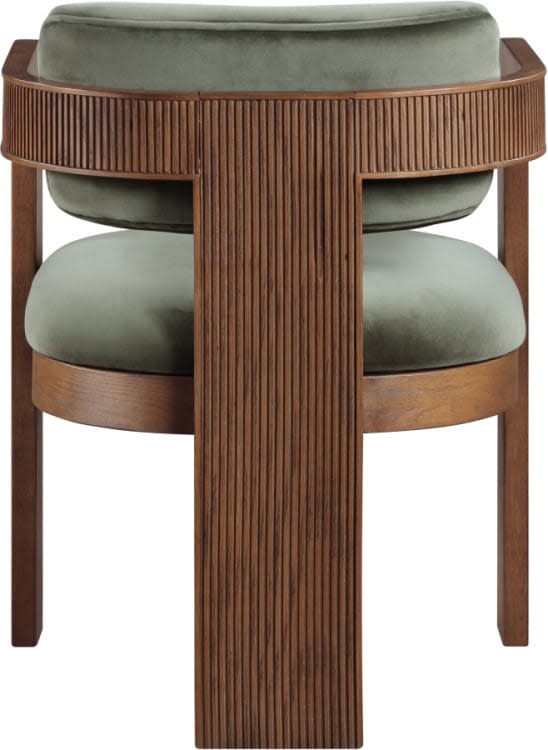 Sacha Green Accent Chair view 3