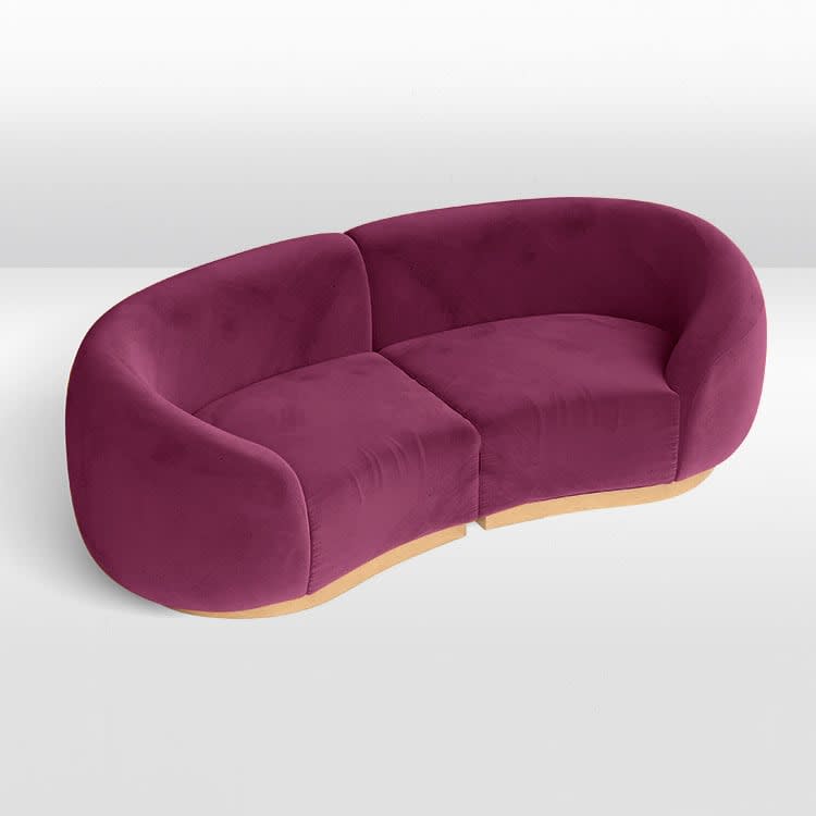 Cascade Loveseat - Berry view 2