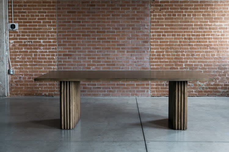 Raven Dining Table - Brown view 3