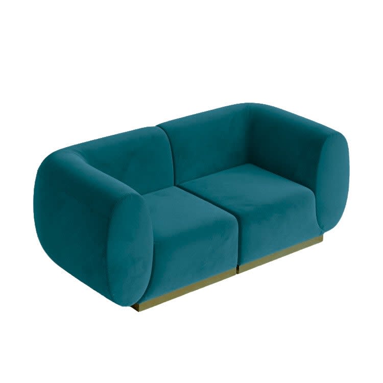 Colette Loveseat - Dark Teal