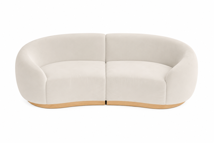 Cascade Loveseat - Ivory view 2
