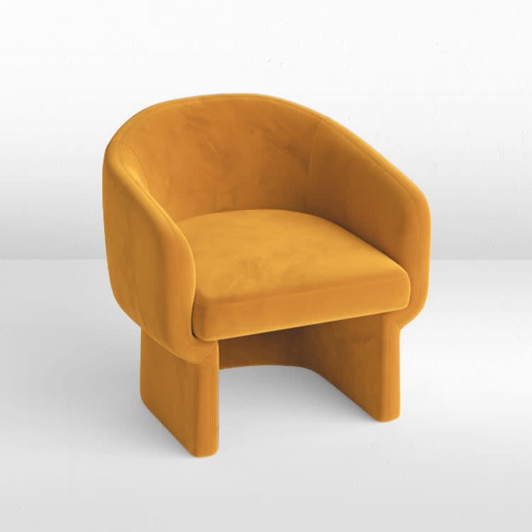 Cachet Club Chair - Caramel view 2
