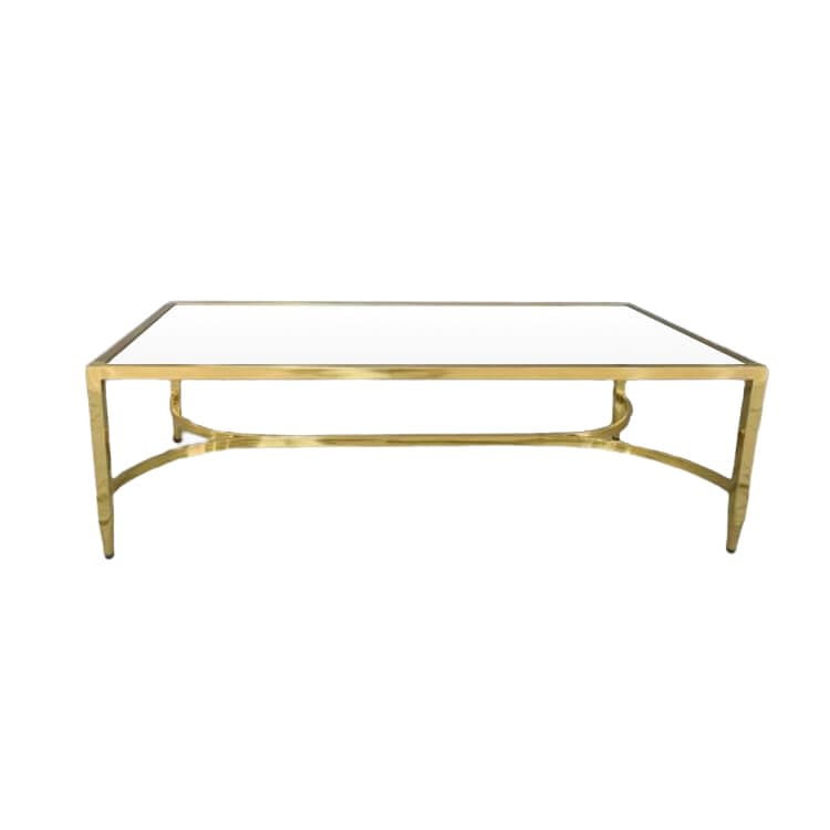 Diana Gold Coffee Table / White Top