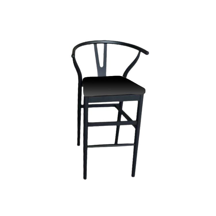 Sutton Bar Stool - Black Frame/Black Pad view 6