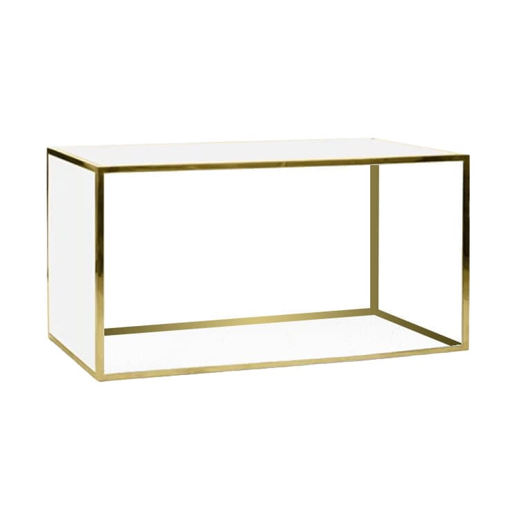 6ft Avenue Bar - Flat Gold Frame / Shadowbox
