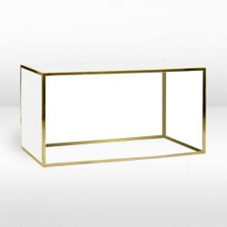 6ft Avenue Bar - Flat Gold Frame / Shadowbox view 2