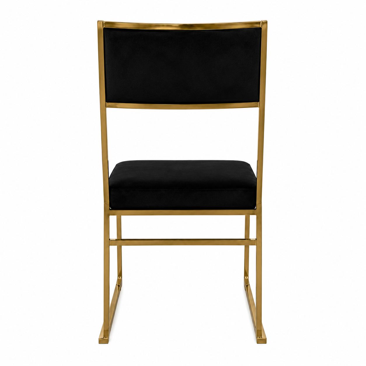 Jasper Dining Chair Gold Frame/Black Pads view 6