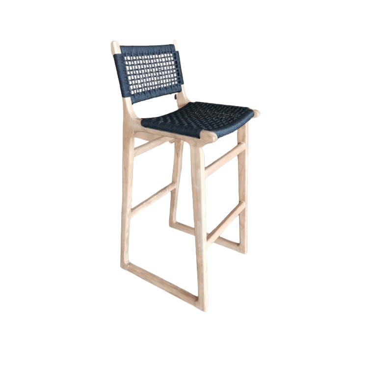 Cora Black Weave Bar Stool view 5