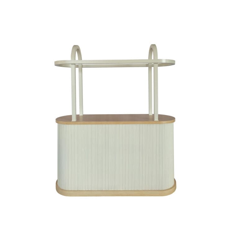 Leona Bar Cart - White view 5