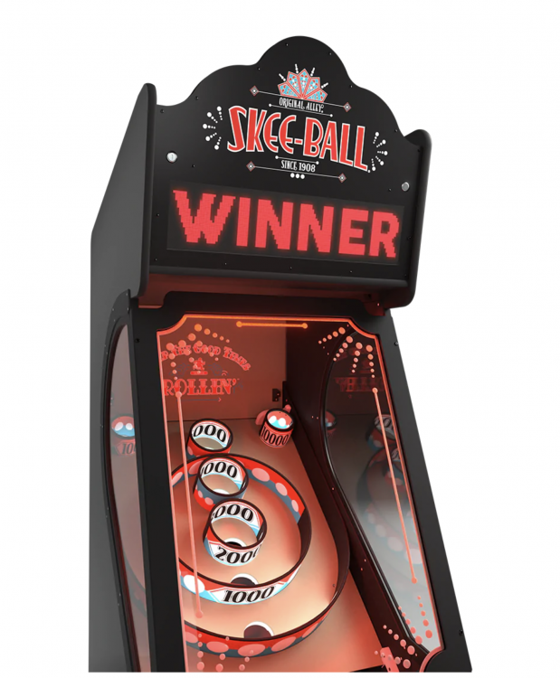 Glow Skeeball Arcade - Per Lane view 2