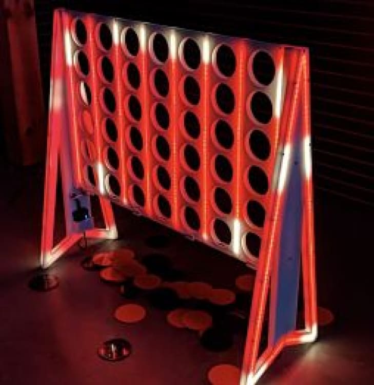 Glowing Giant Connect Four view 3