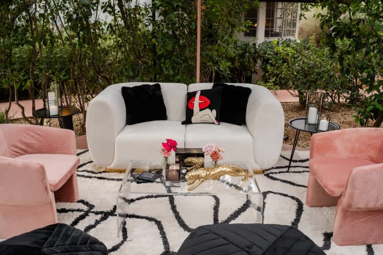 Colette Loveseat - Ivory view 4