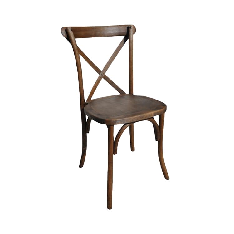 Crossback Dining Chair Antique Brown