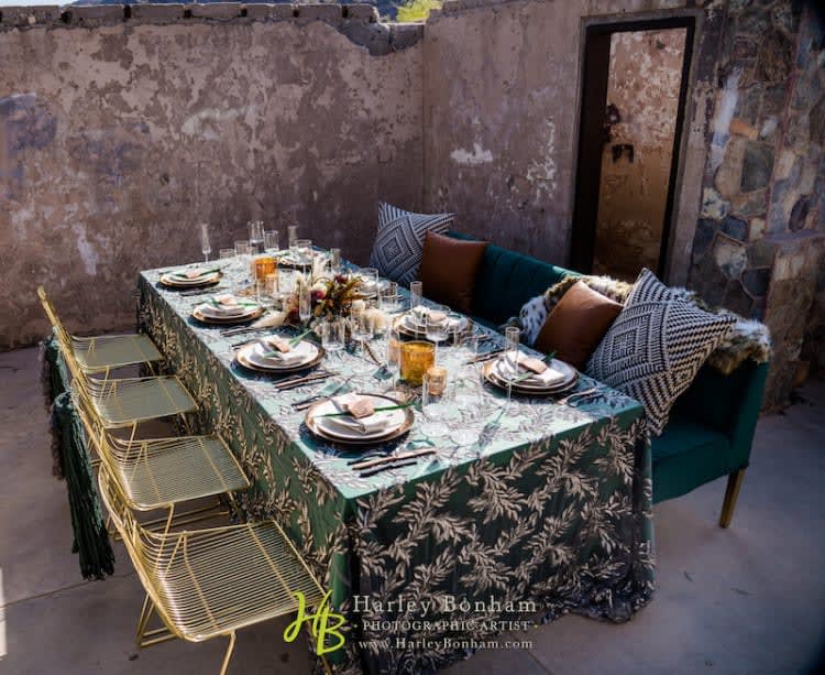 Hawaii Dining Chair - Gold view 2