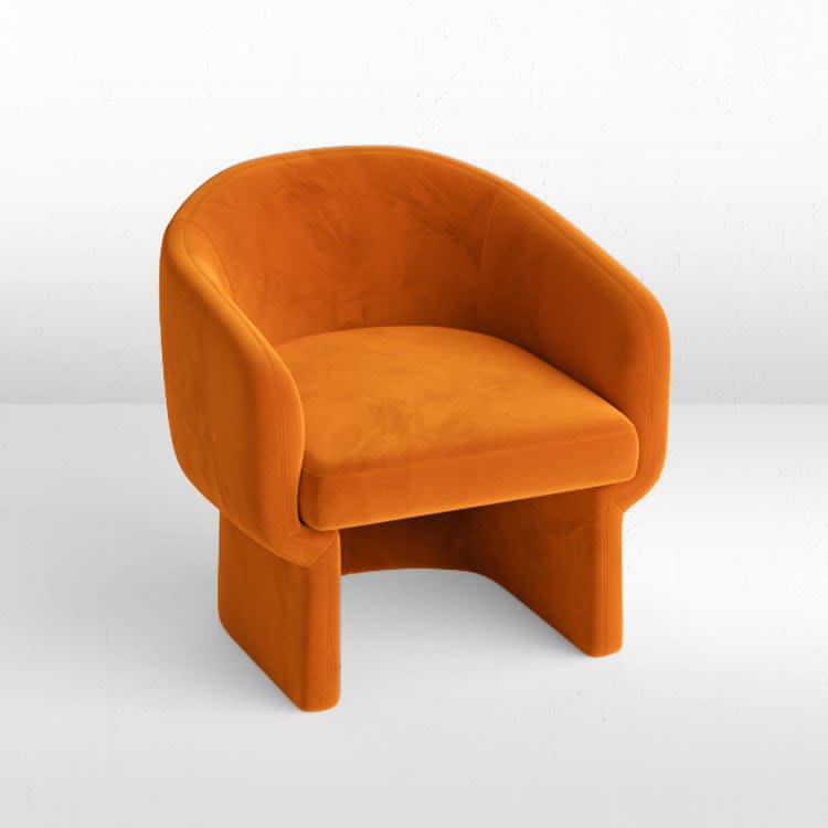Cachet Club Chair - Rust view 2
