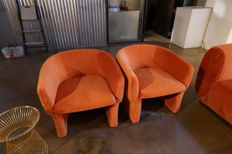 Cachet Club Chair - Rust view 3