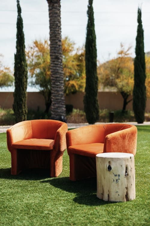 Cachet Club Chair - Rust view 5