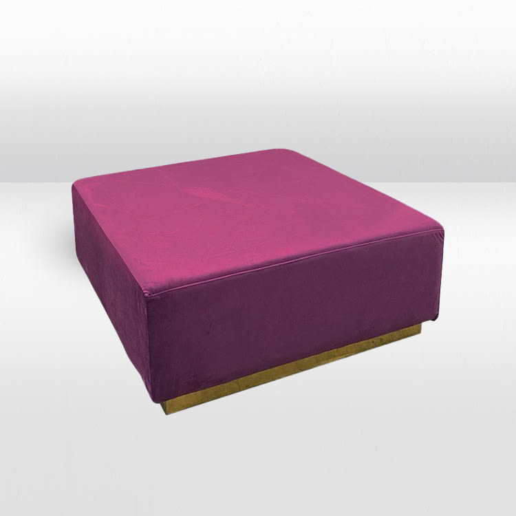 Colette Opus Ottoman - Berry view 2