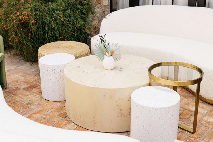 Solina Terrazo Side Table view 4