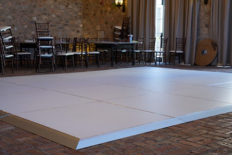 White Dance Floor view 4