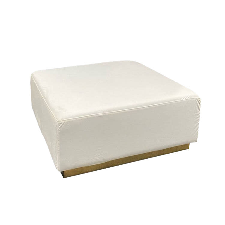 Colette Opus Ottoman - Ivory