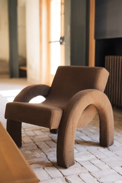 Teddy Side Chair - Brown view 5