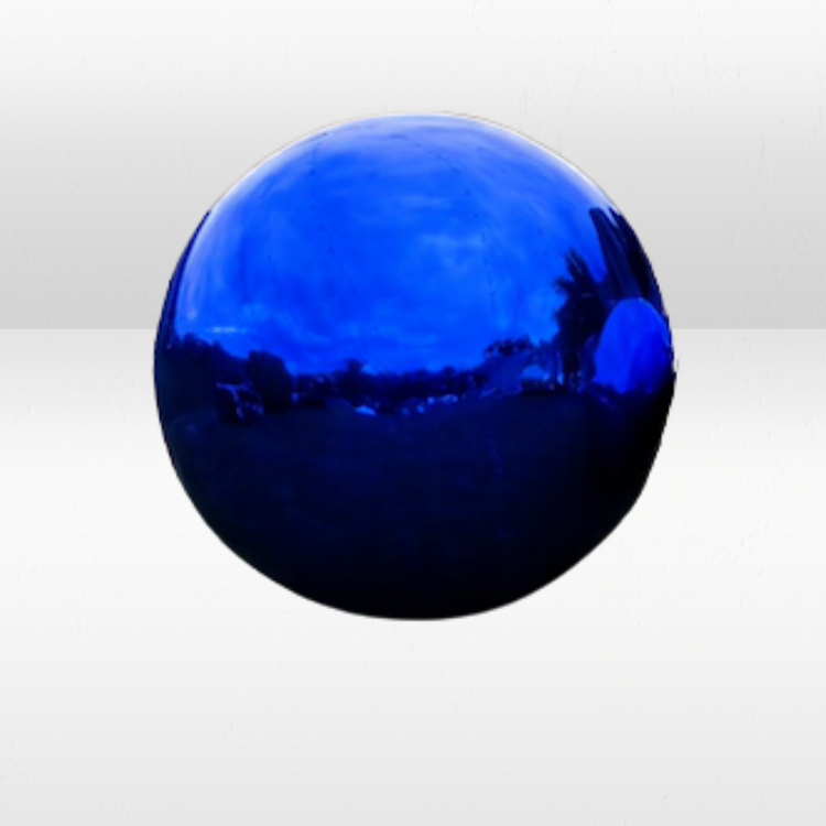 Blue Orb Ball - Medium Size view 3